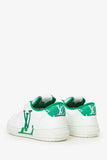 Louis Vuitton White/Green Charlie Sneaker Size 38