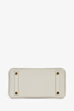 Hermes 2023 Pearl Grey Clemence/Alligator Birkin 25