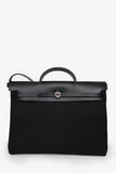 Hermes Black Herbag Messenger Bag 39