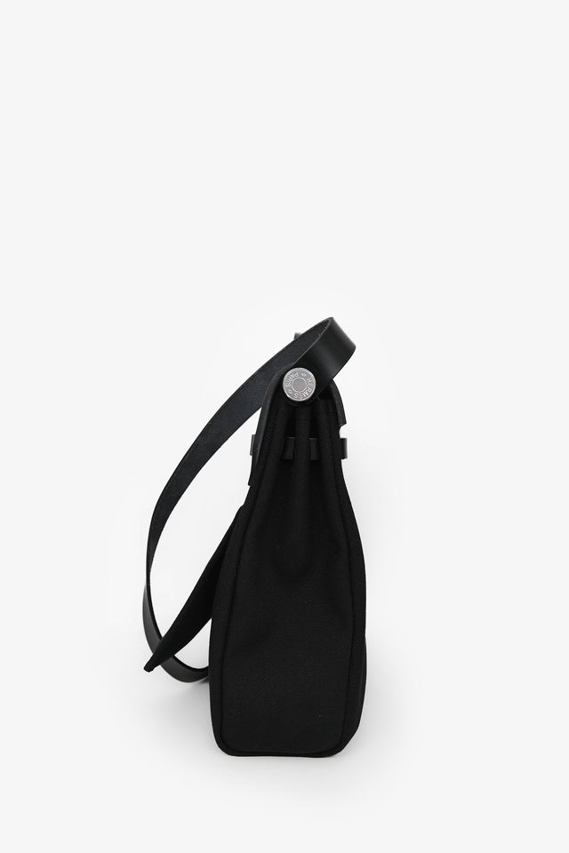Hermes Black Herbag Messenger Bag 39
