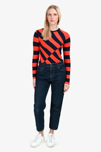 Prada 2020 Blue Denim Straight Leg Jeans Size 29