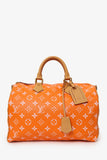 Louis Vuitton VIA Orange Monogram Leather Speedy P9 Bandouliere 40 (Limited Edition 140)