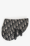 Dior 2020 Beige/Navy Saddle Oblique Belt Bag