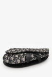 Dior 2020 Beige/Navy Saddle Oblique Belt Bag