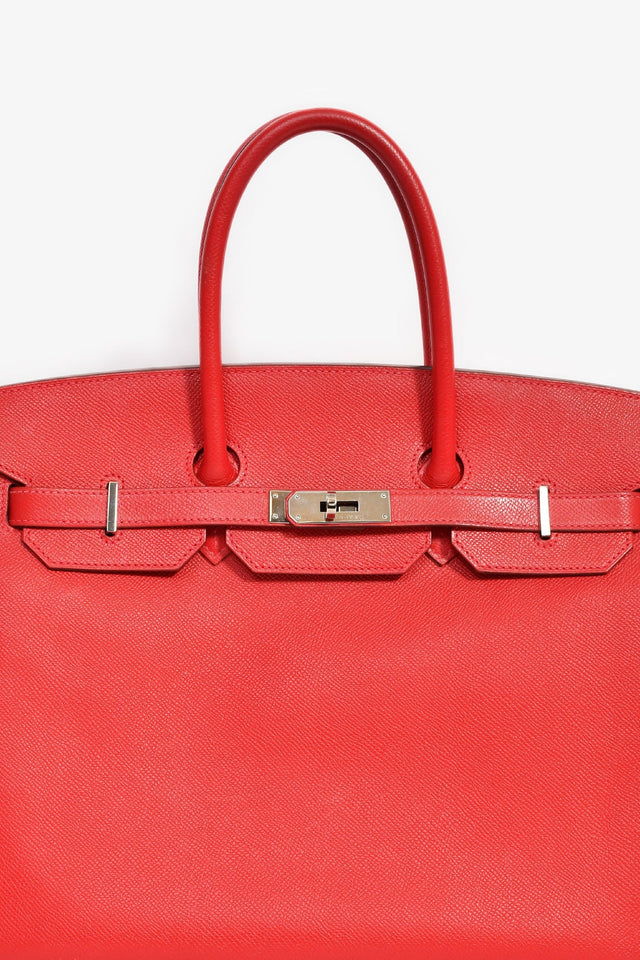 Hermes 2013 Rouge Epsom Leather Birkin 35