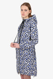 Louis Vuitton White/Blue Logo Rain Jacket Size 36