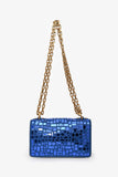 Dior 2018 Runway Blue J'Dior Mini Mosaic of Mirrors Mini Flap Bag