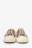 Christian Dior Burgundy Walk'n Dior Low-Top Sneaker Size 37