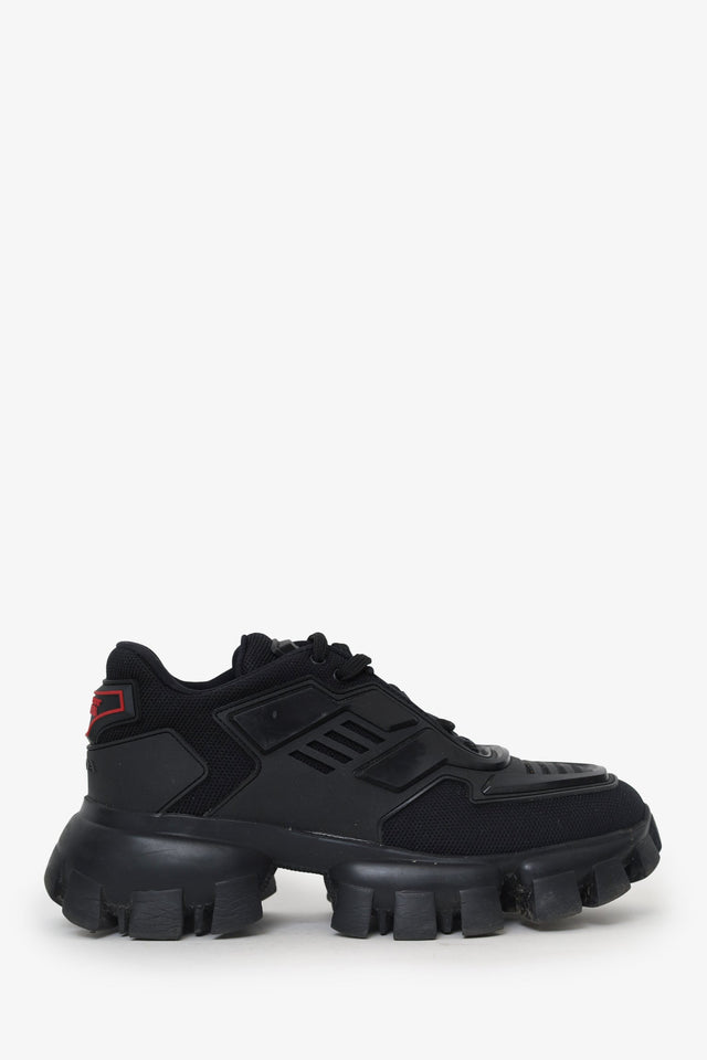 Prada Black Cloudburst Thunder Sneaker Size 37