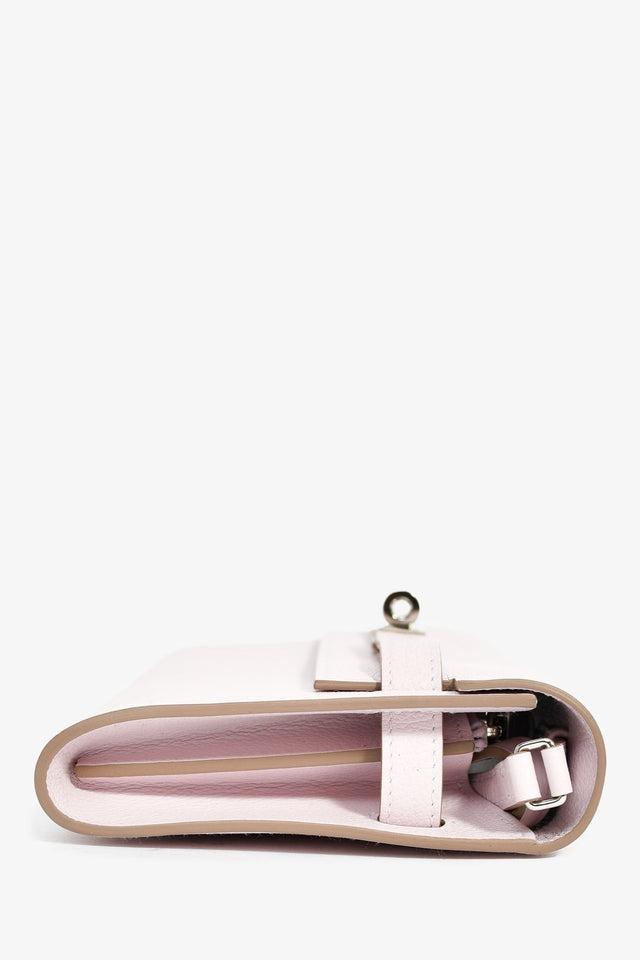 Hermes 2024 'Mauve Pale' Epsom Leather 'To Go' Crossbody