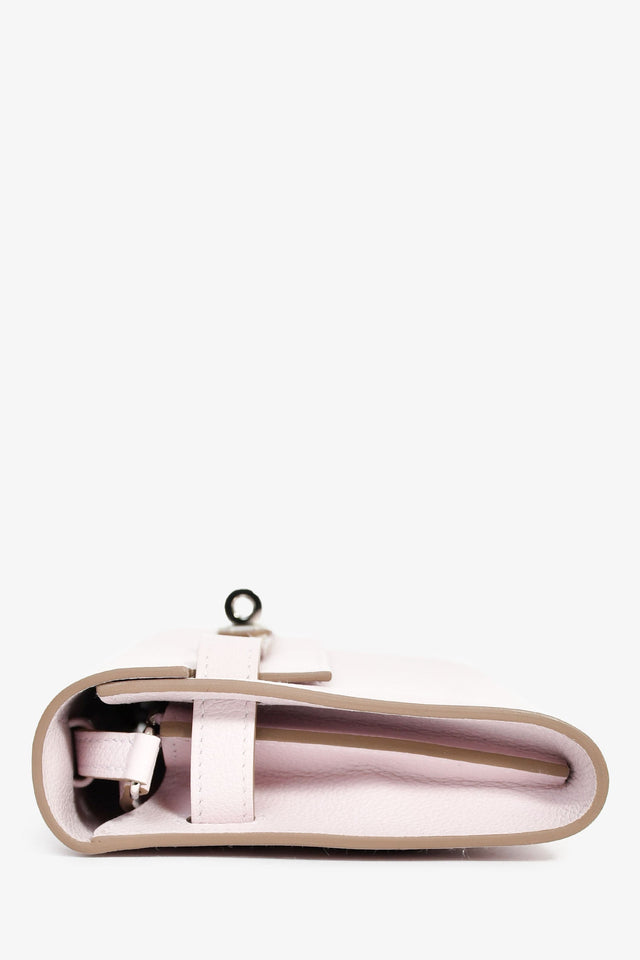 Hermes 2024 'Mauve Pale' Epsom Leather 'To Go' Crossbody