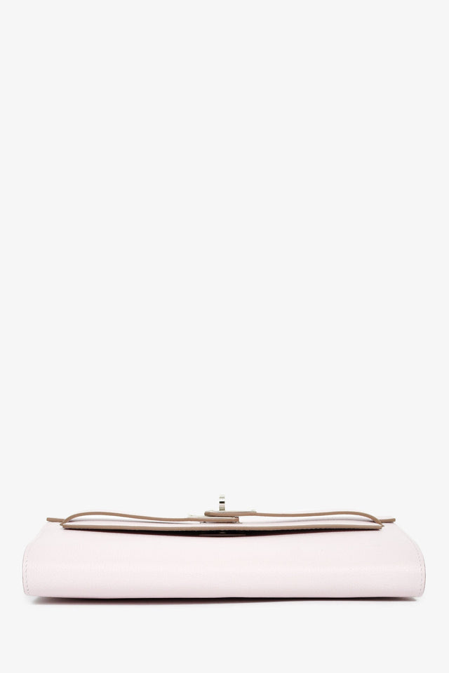 Hermes 2024 'Mauve Pale' Epsom Leather 'To Go' Crossbody