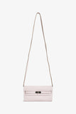 Hermes 2024 'Mauve Pale' Epsom Leather 'To Go' Crossbody