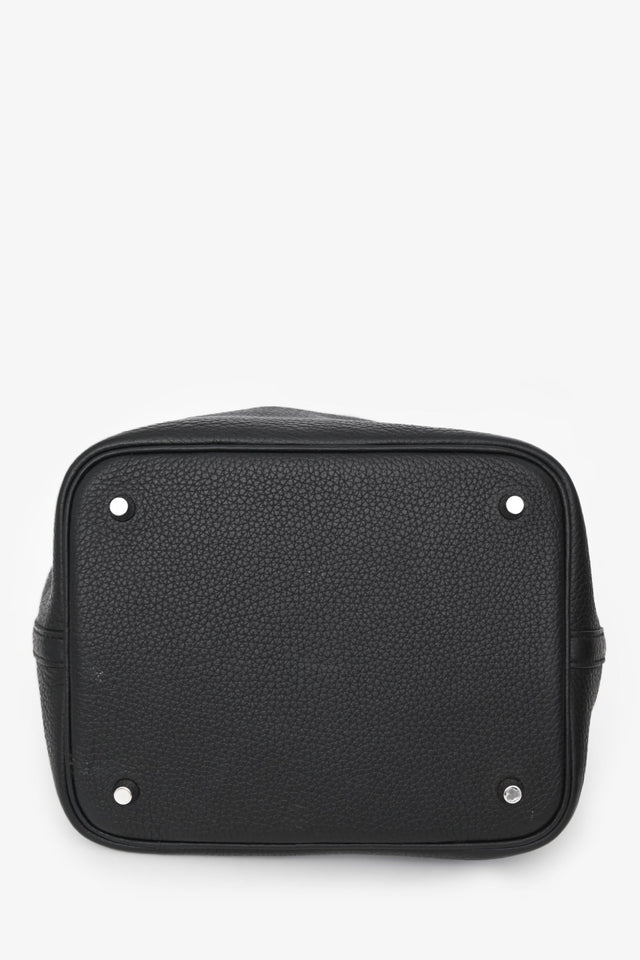 Hermes 2024 Black Clemence Picotin Lock 22 SHW