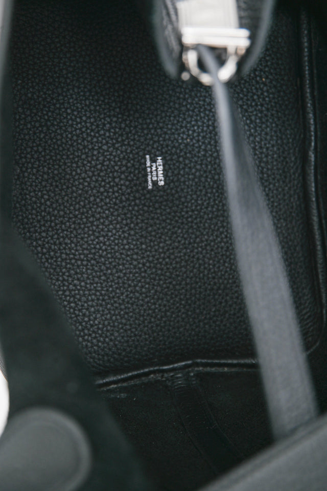 Hermes 2024 Black Clemence Picotin Lock 22 SHW