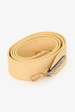 Louis Vuitton Pale Yellow Grained Leather Python Trim Mini Capucines Top Handle with Strap