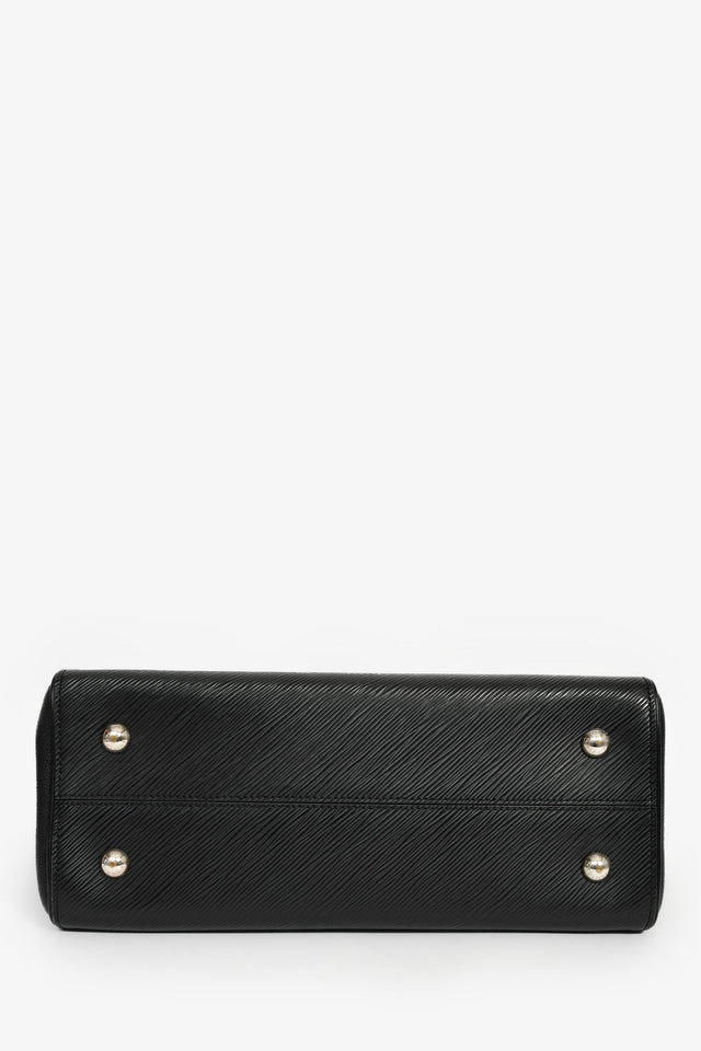 Louis Vuitton Black Epi Leather 'Grenelle' Tote Bag With Strap