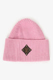 Louis Vuitton Pink Wool LV Initials Monogram Beanie