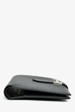 Hermes 2022 Black Epsom Leather 'H' Bearn Compact Wallet
