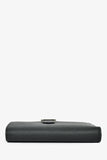 Hermes 2022 Black Epsom Leather 'H' Bearn Compact Wallet