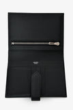 Hermes 2022 Black Epsom Leather 'H' Bearn Compact Wallet