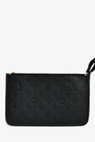 Louis Vuitton Black Empreinte CarryAll MM Hobo Bag