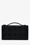 Christian Dior 2023 Black Bead Embellished My Dior Mini Bag With Chain