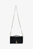 Christian Dior 2023 Black Bead Embellished My Dior Mini Bag With Chain