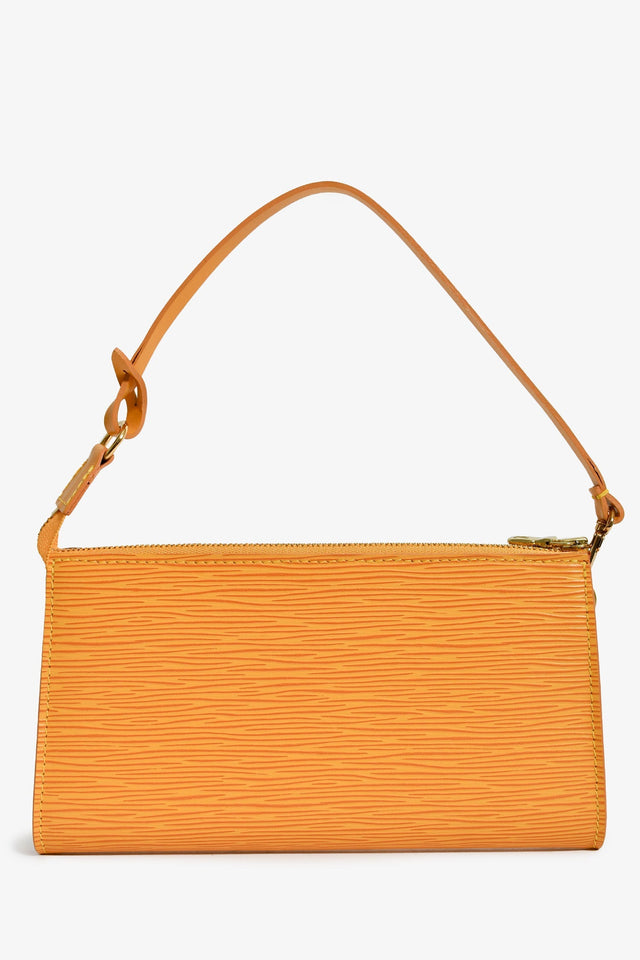 Louis Vuitton 2000 Yellow Epi Leather Pochette Accessoires