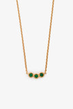Christian Dior 18K Yellow Gold & Emerald 'Mimirose' Necklace