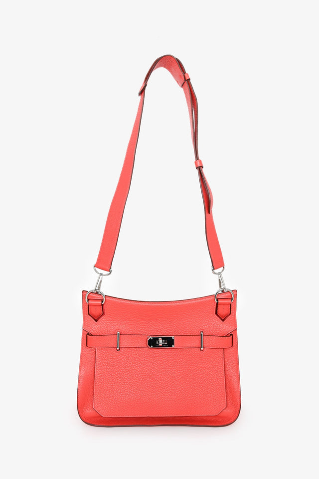 Hermes 2015 Orange Clemence Leather Jypsiere 31