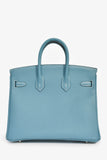 Hermes 2014 Blue Jean Epsom Leather Birkin 25
