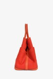 Hermes 2016 Red Canvas/Leather Garden Party Pocket 36 Tote Bag With Strap