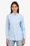 Burberry Blue Button Down Shirt Size XS