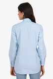 Burberry Blue Button Down Shirt Size XS