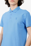 Burberry Blue Polo 'TB' Embroidered Top Size M Mens
