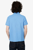 Burberry Blue Polo 'TB' Embroidered Top Size M Mens