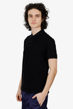 Burberry Black Polo 'TB' Embroidered Top Size M Mens