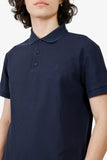 Burberry Navy Polo 'TB' Embroidered Top Size M Mens