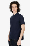 Burberry Navy Polo 'TB' Embroidered Top Size M Mens