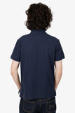 Burberry Navy Polo 'TB' Embroidered Top Size M Mens