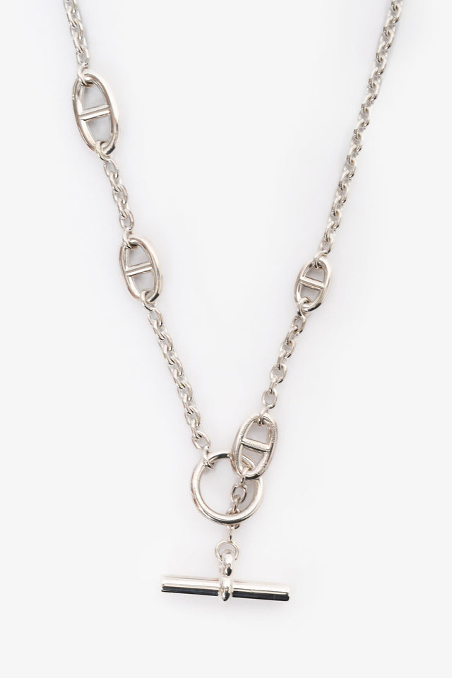 Hermes Sterling Silver Farandole 160 Necklace