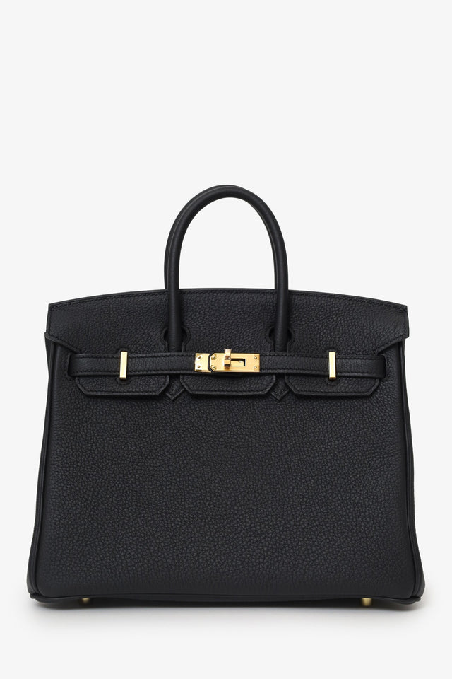 Hermes 2024 Black Leather Birkin 25 GHW