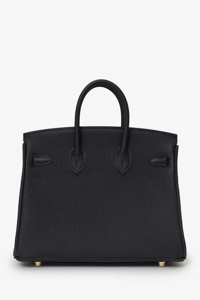 Hermes 2024 Black Leather Birkin 25 GHW