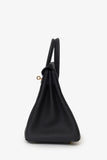 Hermes 2024 Black Leather Birkin 25 GHW