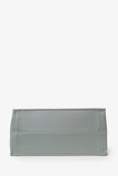 Christian Dior Grey Leather 'Christian Dior' Embossed Medium Book Tote