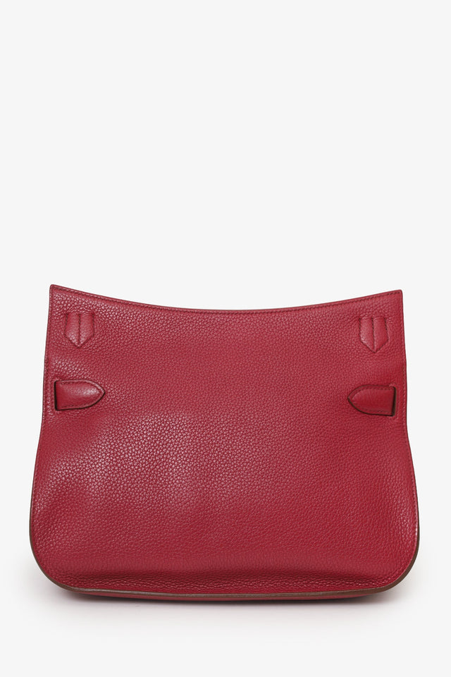 Hermes 2014 Rouge Garance Clemence Leather Jypsiere 31