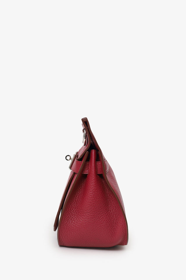 Hermes 2014 Rouge Garance Clemence Leather Jypsiere 31