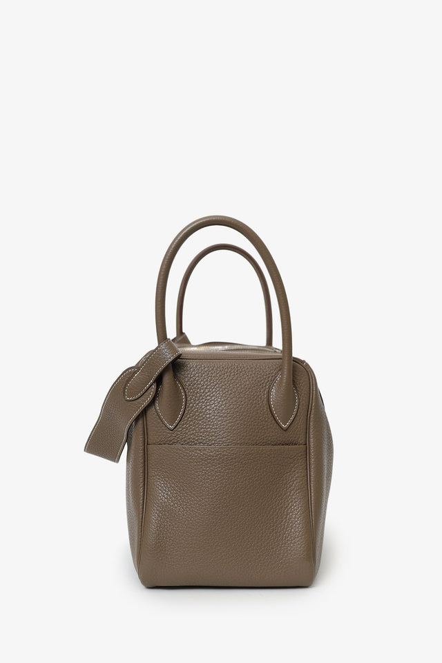 Hermes 2013 Etoupe Clemence Leather Lindy 34