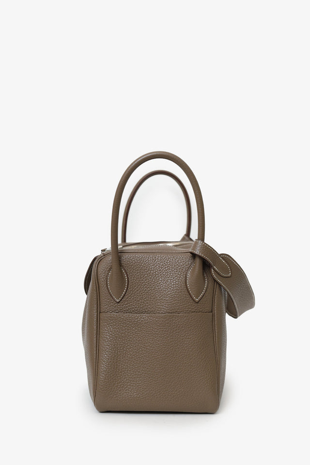 Hermes 2013 Etoupe Clemence Leather Lindy 34